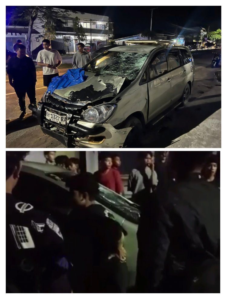 Sempat Kabur, Namun Sopir Kijang Perhasil Ditangkap Oleh Warga